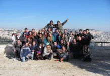 Speaking from the city of bomb shelters