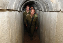 Israeli cement, cables, candy wrappers: Inside the tunnel