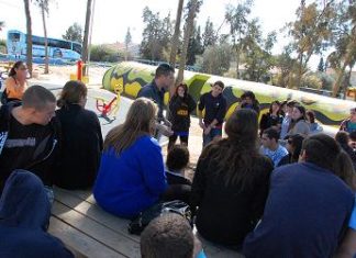 Over 150 Young Judaea Students Visit Sderot