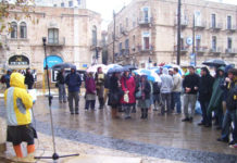 Anti-Hamas Protest held in Jerusalem