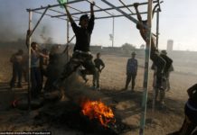 Summer camp Hamas style: Thousands of Palestinian boys take part in Gaza assault courses where they risk more than just a grazed knee The summer camps are taking place in the Southern Gaza Strip with thousands of school kids expected to attend the military exercises and training activities