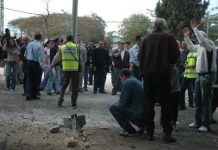 4 mortar shells hit south; no injuries