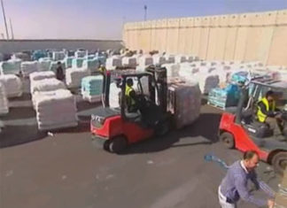 Israel Provides Humanitarian Aid as Rocket Continue to Pound the South
