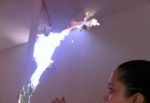 Direct hit: Rocket explodes on Sderot home
