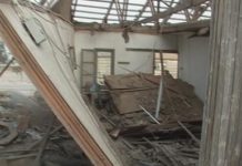 Rocket destroys building on Kibbutz