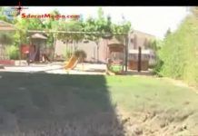 A Qassam exploding near a kindergarden and a resident building during august